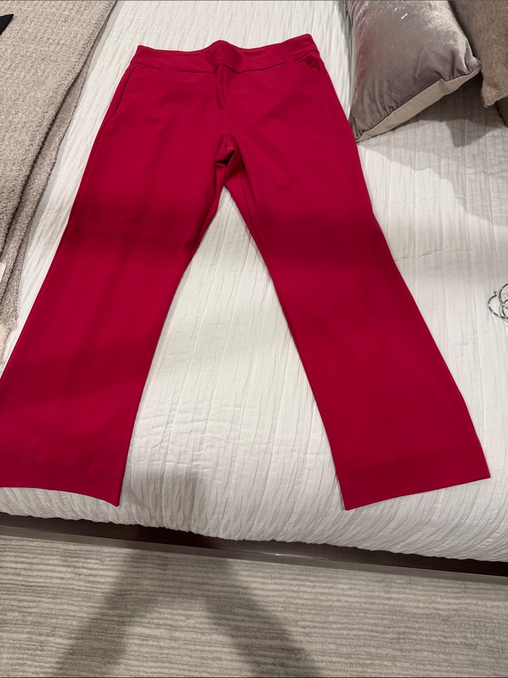 Lilly Pulitzer Women Slim Flare Ponte Pants in Bright Pink